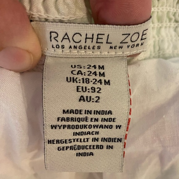 Rachel Zoe Baby Girl 🎀 sundress Size 24 Months Smocked Tiered - Picture 3 of 4